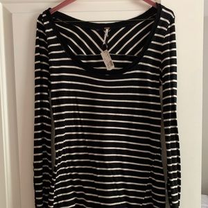 Free People long sleeve stripe top